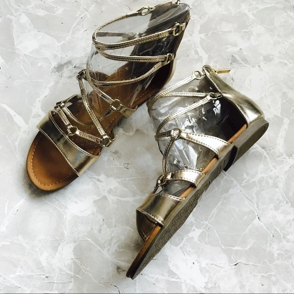 [Tahari] Metallic Gold Sandals